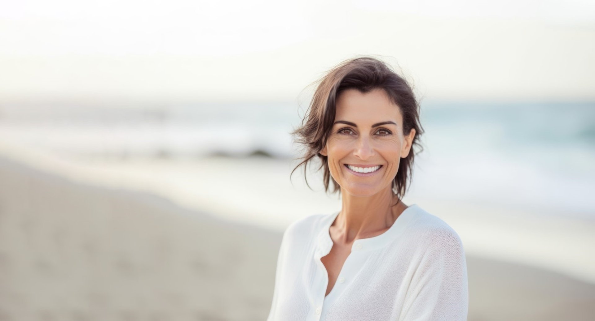 Volto in primo piano di una donna