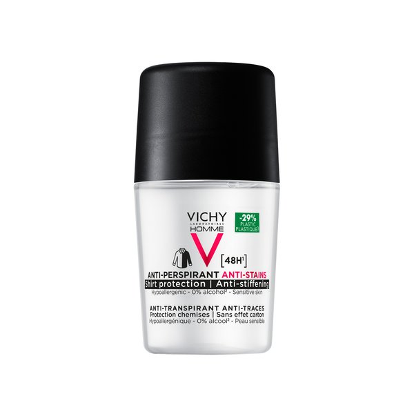 foto di packaging vichy deo men 48h anti stains