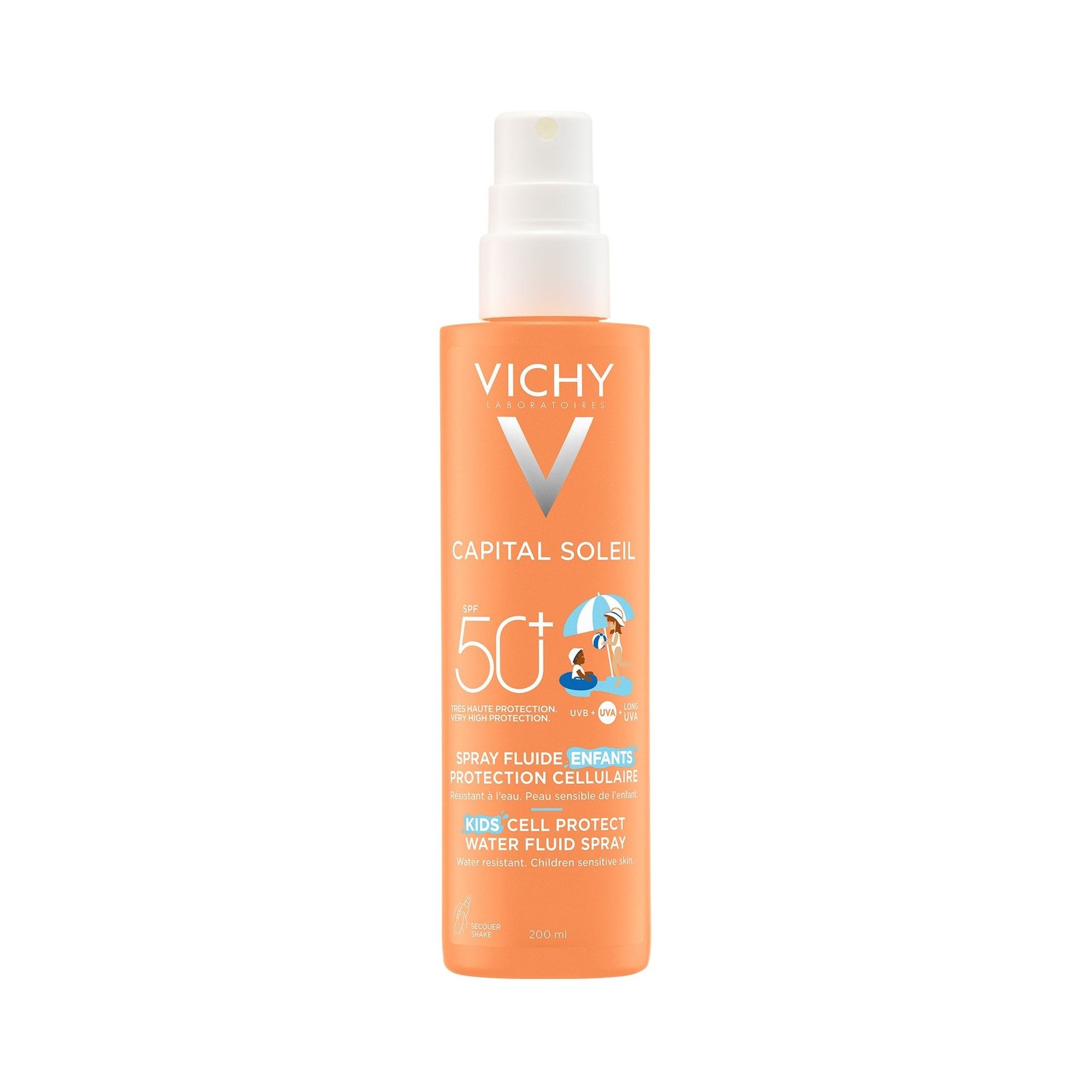 CAPITAL SOLEIL CELL PROTECT FLUIDO ULTRALEGGERO SPRAY PER BAMBINI SPF 50+