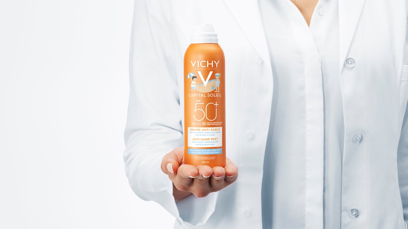 spray anti sabbia per bambini spf50 confezione 2