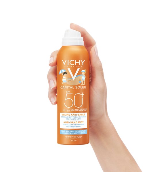 spray anti sabbia per bambini spf50 confezione 4