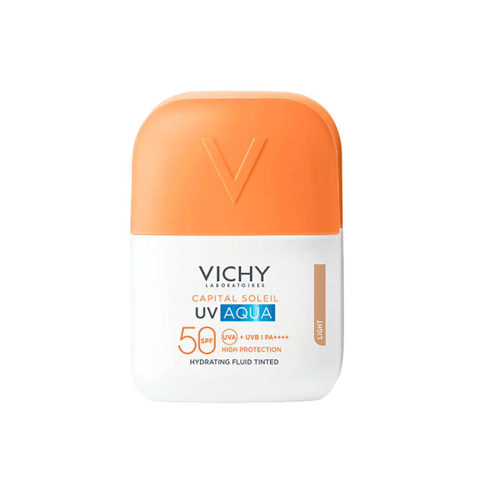 CAPITAL SOLEIL UV AQUA FLUIDO IDRATANTE INVISIBILE PIGMENT LIGHT SPF50